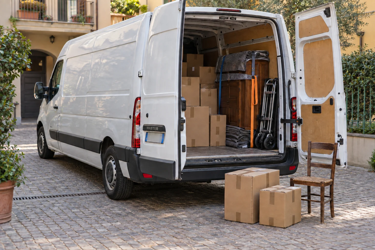Furgone professionale e smaltimento rifiuti autorizzato con formulario FIR