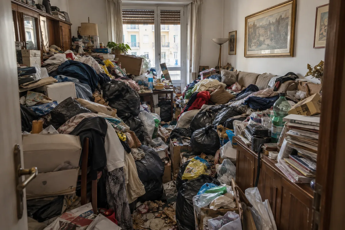 Sindrome di Diogene e accumulo estremo a Milano